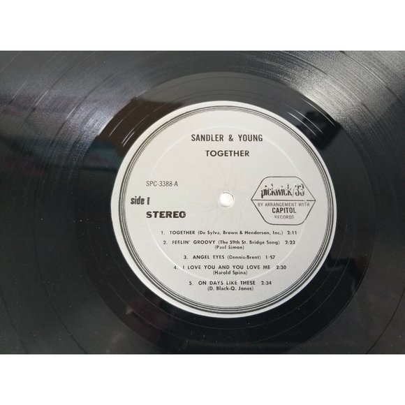 Sandler & Young Together Pickwick Records Vinyl LP # SPC 3388 Stereo - Picture 5 of 6